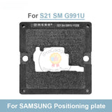 Amaoe Middle Layer Reballing Stencil Template for Samsung S21 SM-G991U/0/W/D-S Positioning Solder Planting Tin Net