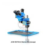 Jcid M3750A Stereo 3 Eyes Microscope 300*400mm Base Phone Soldering PCB Repair Phone PCB Welding Microscope Tool