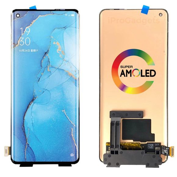 Replacement New AMOLED Display For Oppo Reno3 Pro 5G PCRM00 PCRT00 CPH2009 Touch Screen Digitizer Assembly