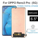 Replacement New AMOLED Display For Oppo Reno3 Pro 5G PCRM00 PCRT00 CPH2009 Touch Screen Digitizer Assembly