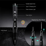 2UUL DA84 Polishing Pen for Mobile Phone Maintenance Portable Stepless Speed Control IC Chip Frame Polishing Disassembly Tool