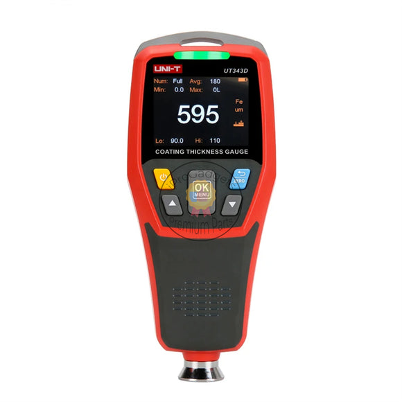 UNI-T UT343D Coating Thickness Gauge LCD Backlight 320 x 240 Pixels Digital FE/NFE Metal Car Paint Thickness Tester Meter