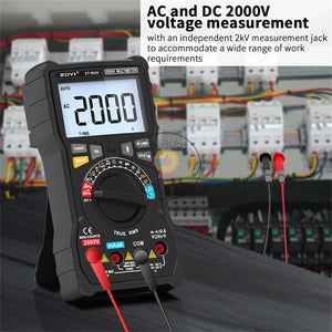 Zoyi Special Capacitance Meter ZT-M2H Intelligent Anti Burning Digital Multimeter AC/DC Current