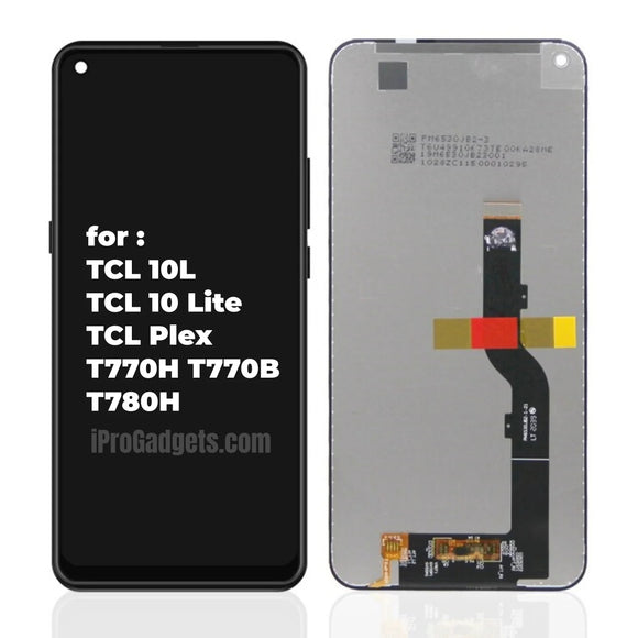 Pantalla táctil LCD de repuesto para TCL 10L 10 Lite T770H T770B Plex T780H