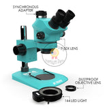 RF4 Trinocular HD Microscope 7-50X Continuous Zoom 2K Camera 10.1 Inch Monitor Electronic PCB Repair RF7050TV-2KC2-S010