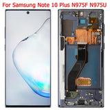 Pantalla LCD AMOLED de repuesto con marco para Samsung Galaxy Note 10 Plus N975 N975F N9750 N975N