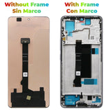 Replacement New Display For Xiaomi Poco X6 5G 23122PCD1 23122PCD1G AMOLED Touch Screen With Frame Assembly