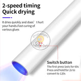 Luxianzi Portable UV Curing Lamp With Timing Function Green Oil Glue Quick Dry USB Nail Dryer LED Mini Flashlight Pen