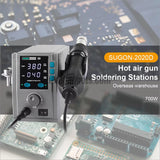 SUGON 2020D 700W Hot Air Gun Soldering Station 110/220V Lead Free Rework Station Phone PCB Chip Repair BGA SMD Welding Station