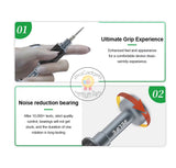 Relife RL-729 Carbon Fiber Screwdriver Steel Cannon King（Y0.6/0.8/+1.5/+2.5/T1）3D S2 Seel Bit Used for Mobile Phone Repair