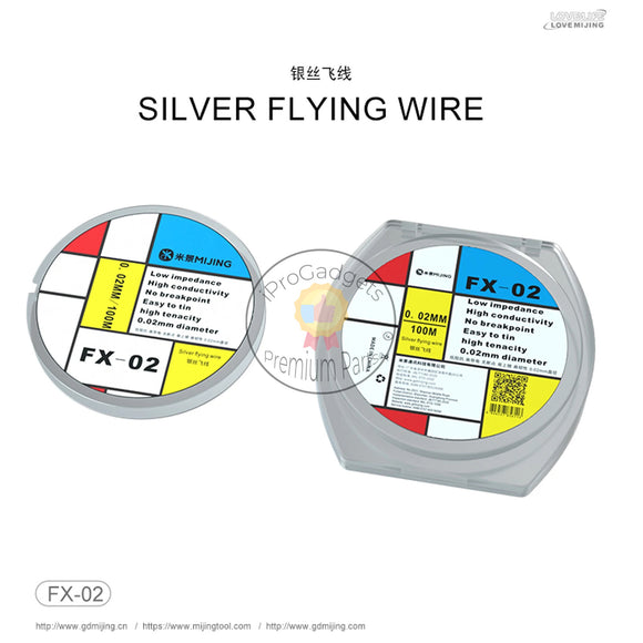 Mijing Silver Flying Line Jump Wire FX-02 0.02mm