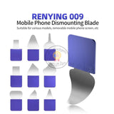 Mechanic Renying 009 9Pcs Mobile Phone Disassembly Blade Multifunction Ultra-thin Prying Razor for iPhone Andorid Screen Removal