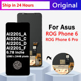 Replacement AMOLED Display Touch Screen For Asus ROG Phone 6 / 6 Pro AI2201_C AI2201_D