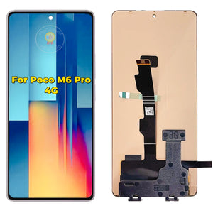 Replacement AMOLED Display Touch Screen Assembly For Xiaomi Poco M6 Pro 4G 2312FPCA6G Black