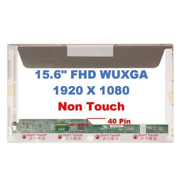 15.6 inch FHD WUXGA Left Connector LAPTOP LCD SCREEN LP156WF1 TL F3 1920X1080 40PIN Grade A Tested