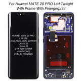 Ersatz für Huawei Mate 20 Pro LCD-Display Touchscreen mit Rahmenbaugruppe