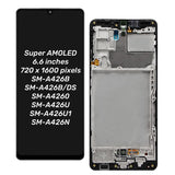 Replacement For Samsung Galaxy A426F A42 5G SM-A426B A426U AMOLED Display Touch Screen Assembly With Frame