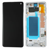 Replacement For SAMSUNG Galaxy S10 G973F G973 SUPER AMOLED LCD LCD Display Touch Screen With Frame Assembly
