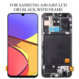 Replacement AMOLED Display Touch Screen With Frame for Samsung Galaxy A40 A405 SM-A405F