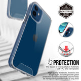 Clear Phone Case For iPhone 13 Pro Max Mini Space Transparent Cover Bumper High Hardness Acrylic Cases