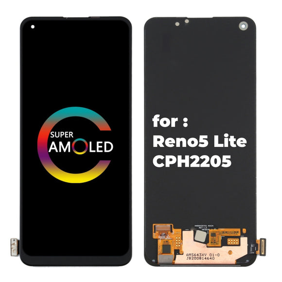 Replacement AMOLED Display Touch Screen for OPPO Reno5 Lite CPH2205 Reno 5 Lite 4G