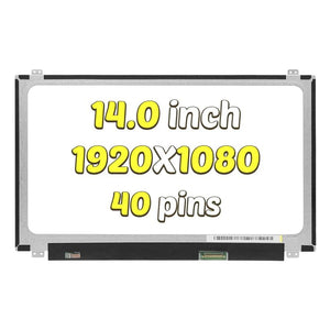 Replacement for Lenovo ThinkPad T490 T490s T495s Laptop LED LCD Display Touch Screen 30 Pin 01YN149 01YN152 R140NWF5