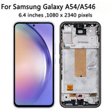 Replacement AMOLED Display Touch Screen With Frame Assembly For Samsung Galaxy A54 5G A546 A546B A546U A546E A546V