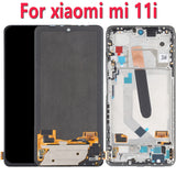 Replacement AMOLED Display Touch Screen With Frame For Xiaomi Mi 11i M2012K11G