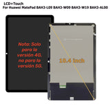 Replacement For Huawei MatePad 10.4 inch BAH3-W09 BAH3-L09 4G LCD Display Touch Screen Assembly
