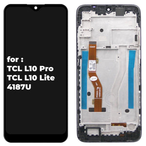 Replacement LCD Display Touch Screen With Frame for TCL L10 Lite 4187U / TCL L10 Pro / TCL L10 Plus 5130 5130i 5130M