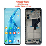 Reemplazo para Xiaomi Mi 12 Lite 2203129G AMOELD LCD Pantalla Táctil Asamblea Negro