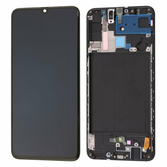 Replacement AMOLED LCD Display Touch Screen With Frame for Samsung Galaxy A70 A705 SM-A705F