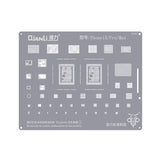 Qianli BGA Reballing Stencil for iPhone 13 12 11 Pro Max XS XR X 8 7 6S 6 IC Chip CPU Tin Planting Soldering Template Solder Net
