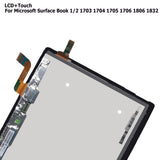 Replacement For Microsoft Surface Book 1 2 1703 1704 1705 1706 1806 1832 LCD Display Touch Screen Digitizer Assembly
