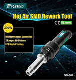Pro'sKit SS-602H 300W LCD Display Temperature Adjustable Hot Air Gun