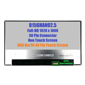 Laptop LCD Screen Display B156HAN02.5 for Dell Latitude 5510 5511 FHD 1920x1080 Grade A Tested Repair Parts
