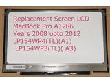 Replacement For MacBook Pro 15 A1286 2008-2012 15.4 LCD Screen Display LP154WP3 LP154WP4 LP154WP4-TLA1 LP154WE3-TLB2 Grade A