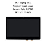 Replacement for Acer Spin 5 Sp513-51 40pin LCD Display Touch Screen Assembly Black Grade A Full Tested 1920x1080