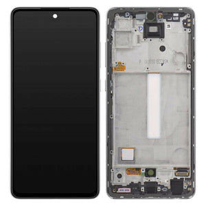 Reemplazo para Samsung Galaxy A52s 5G A528B pantalla LCD digitalizador táctil con ensamblaje de marco piezas de reparación originales probadas de grado A