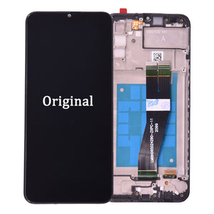 Reemplazo para Samsung Galaxy A02s A025 A025F pantalla LCD montaje de pantalla táctil con marco