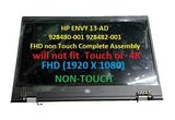 Replacement For HP ENVY 13 X360 13-AD LCD Display Screen Full Assembly FHD