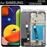 Replacement For Samsung Galaxy A22 5G A226B SM-A226B/DS LCD Display Touch Screen With Frame Assembly