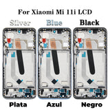 Replacement AMOLED Display Touch Screen With Frame For Xiaomi Mi 11i M2012K11G