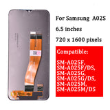 Reemplazo para Samsung Galaxy A02s A025 A025F pantalla LCD montaje de pantalla táctil con marco