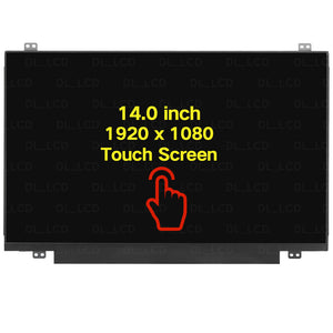 Replacement for Lenovo THINKPAD T470 A475 T460s 14 inch Full HD Display LCD LED Touch Screen B140HAK01.0 00NY420 Grade A